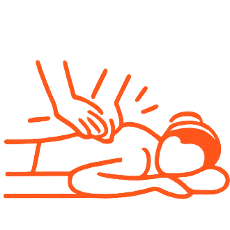 Massage therapy icon