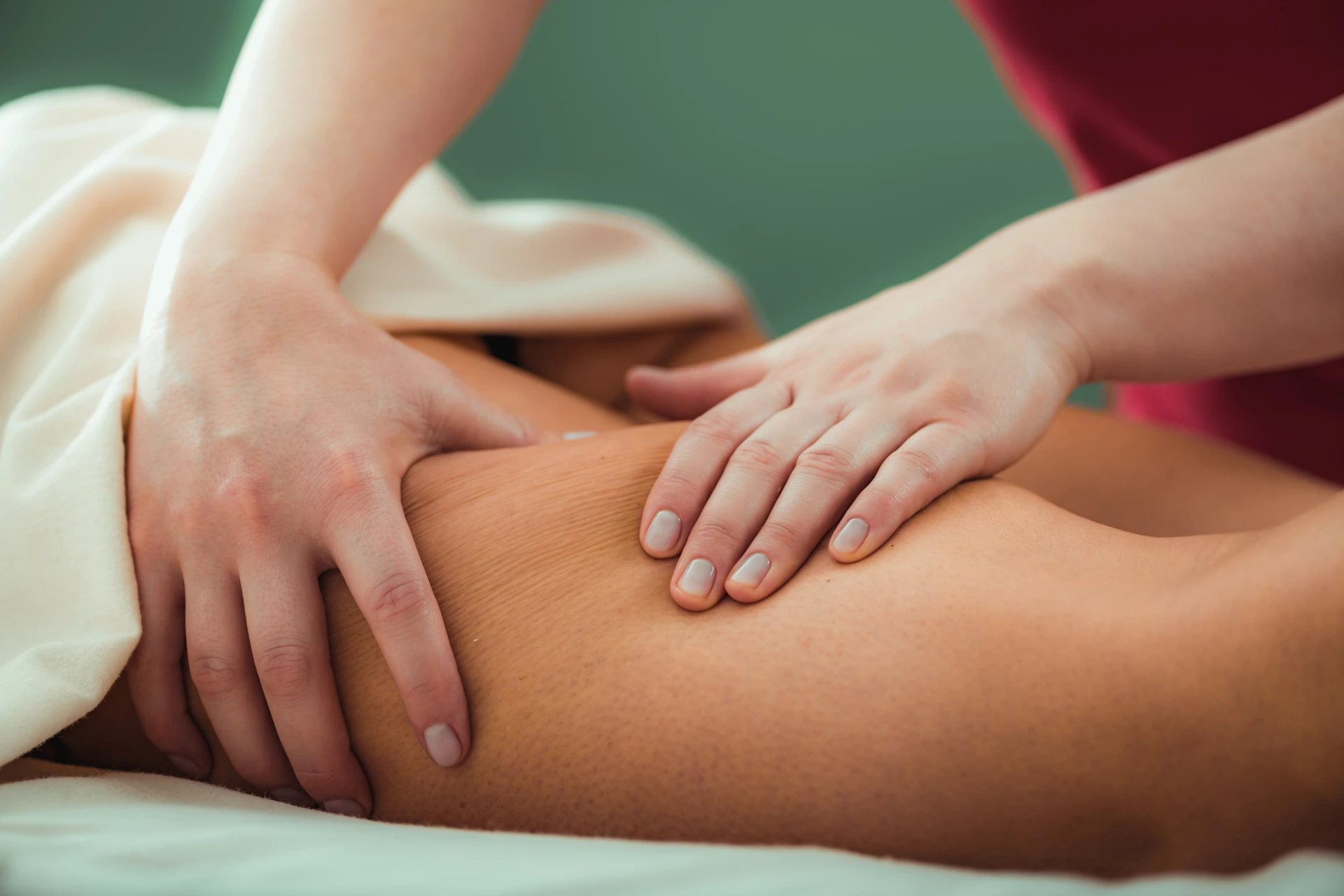 Registered massage therapist providing Massage Therapy Calgary treatment to relieve muscle tension and promote recovery.